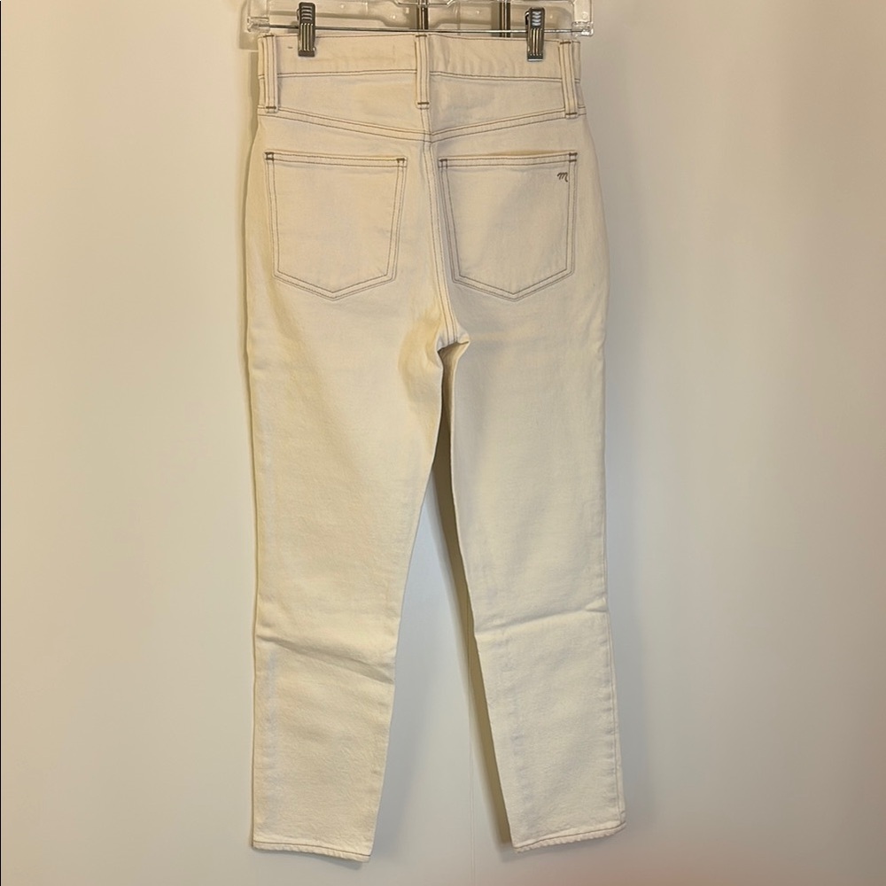 Madewell Classic Ecru Women's Jeans “the perfect vintage crop” - Picture 4 of 4